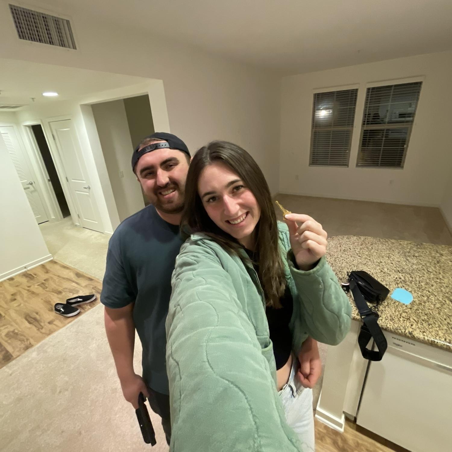 Our first apartment!