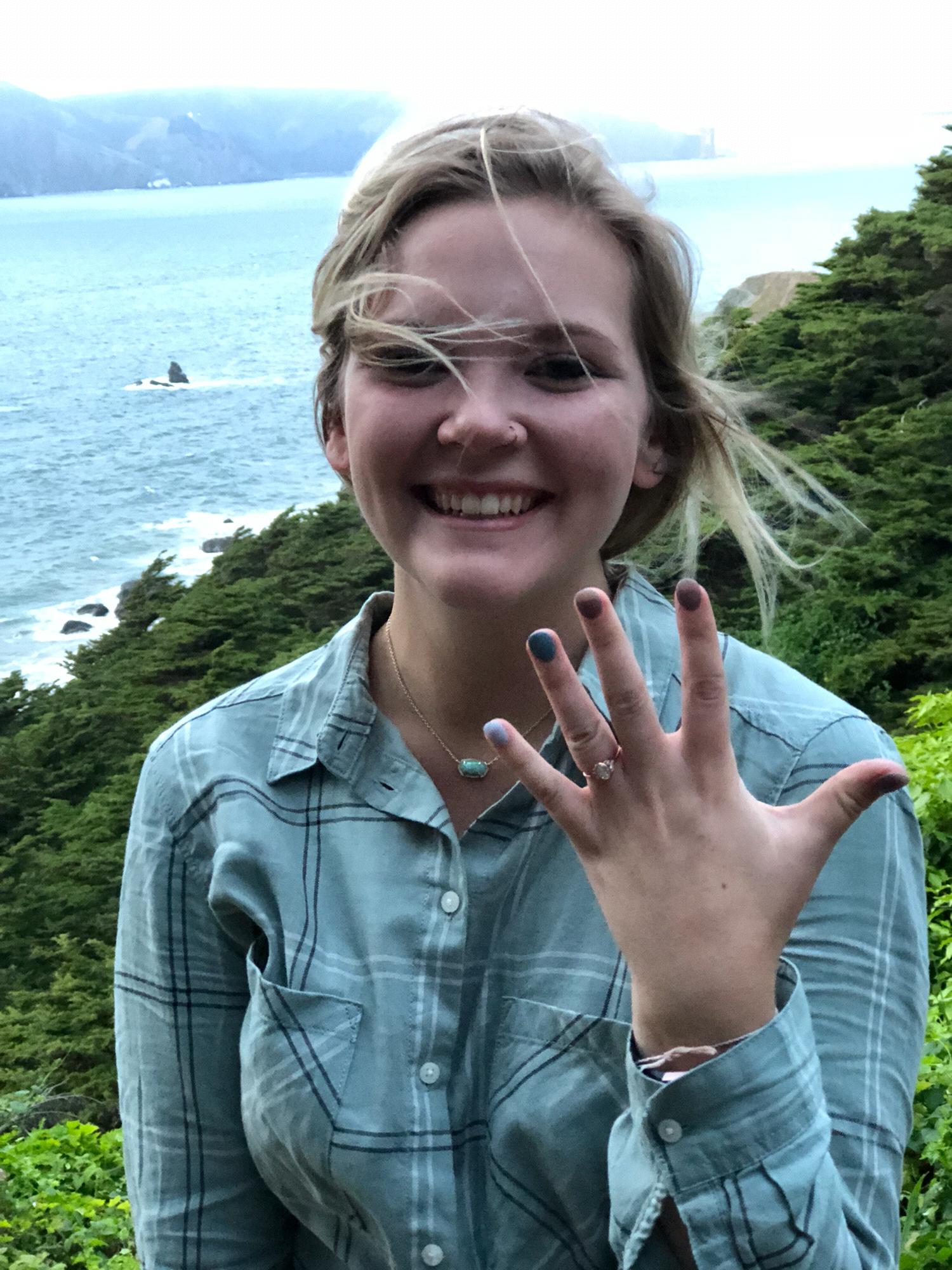 A beautiful and happy picture of Kaylee. We had to get a picture with a view like that in the background.