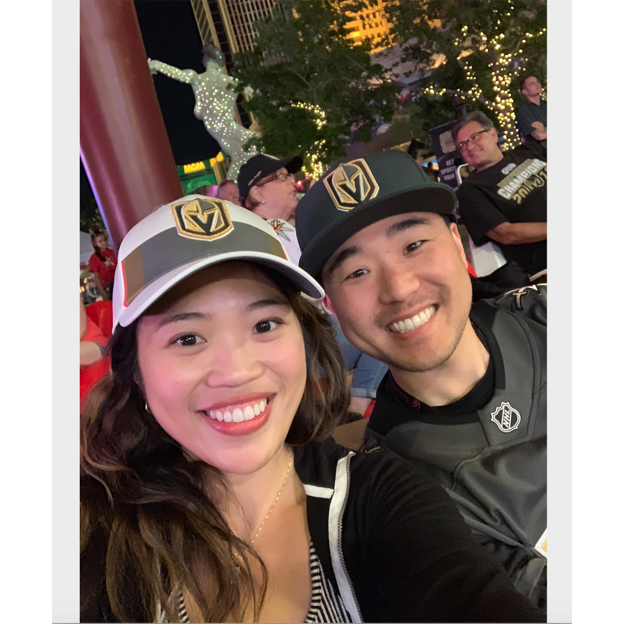 Go Knights Go! 
@ T-mobile arena, Las Vegas