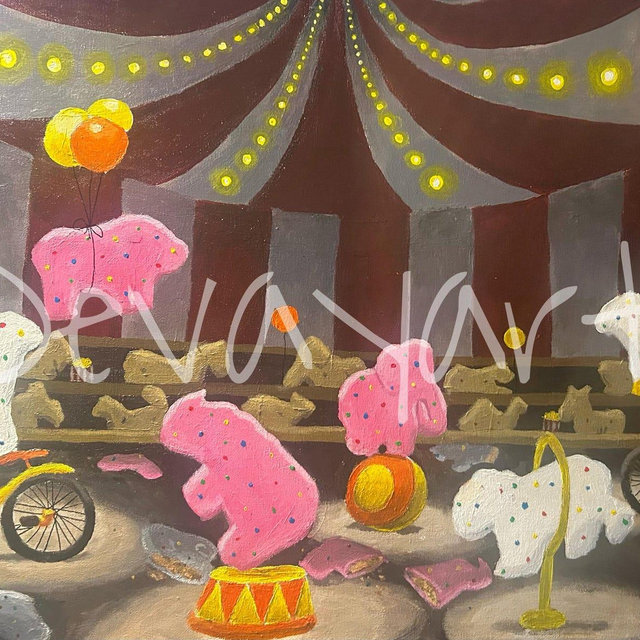 Circus Cookies paper print