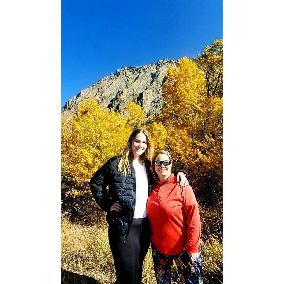 me and mom in CO!