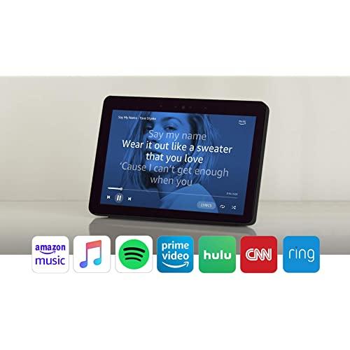 Certified Refurbished Echo Show (2nd Gen) – Premium sound and a vibrant 10.1” HD screen - Charcoal
