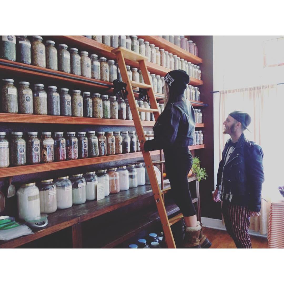 Exploring Manitou Springs in Colorado and we found an herb shoppe!
