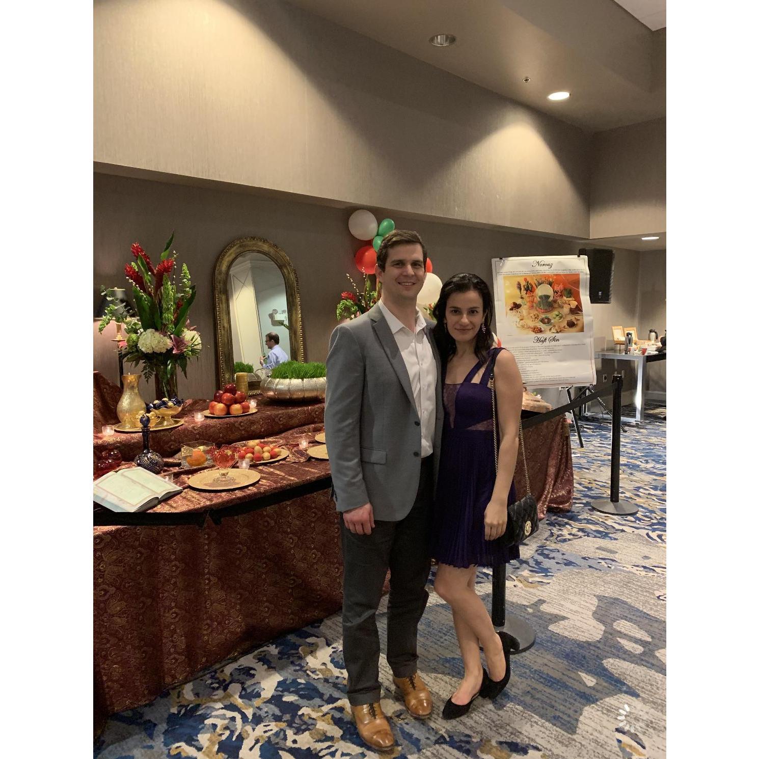 JD's first Persian New Year party