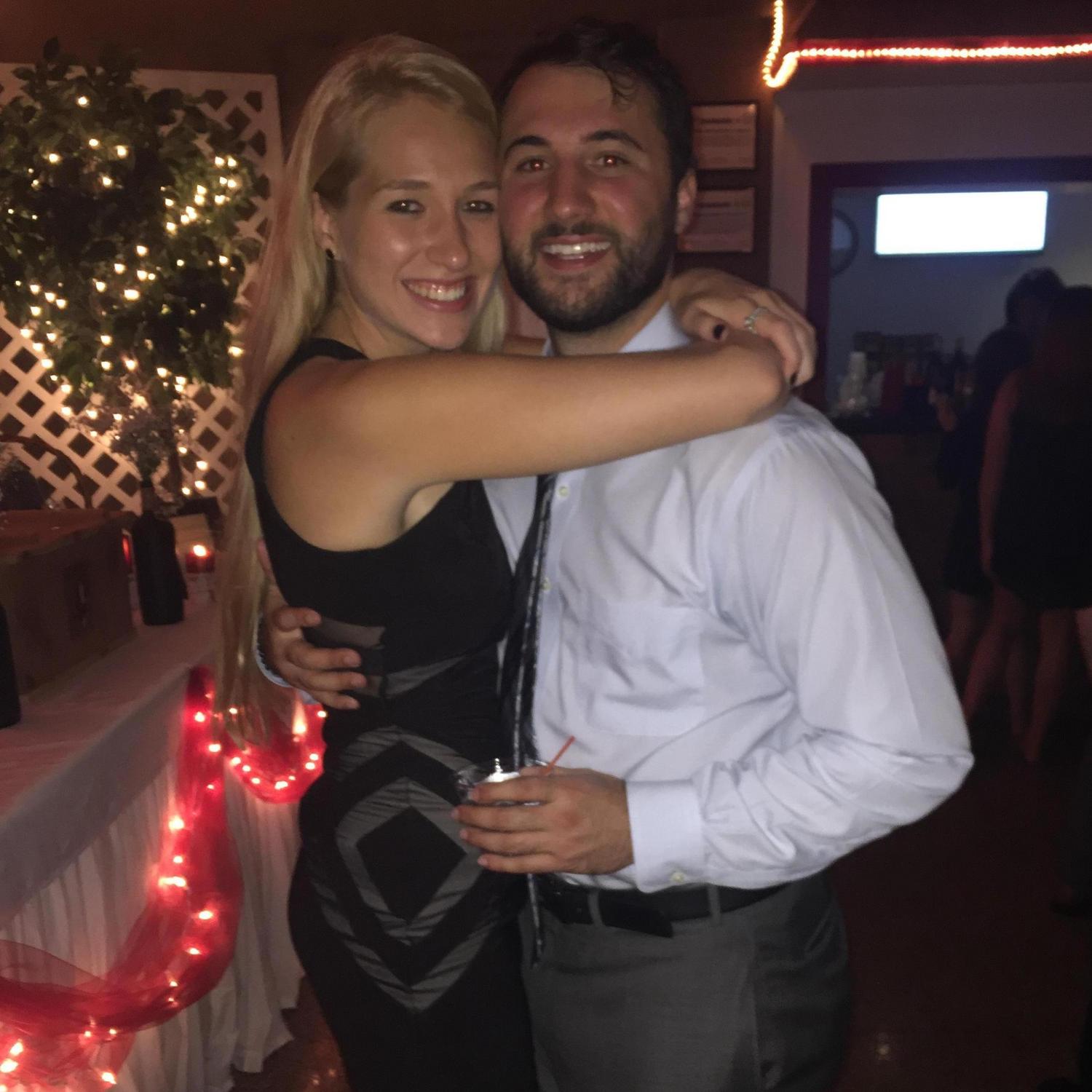 At a friend's wedding