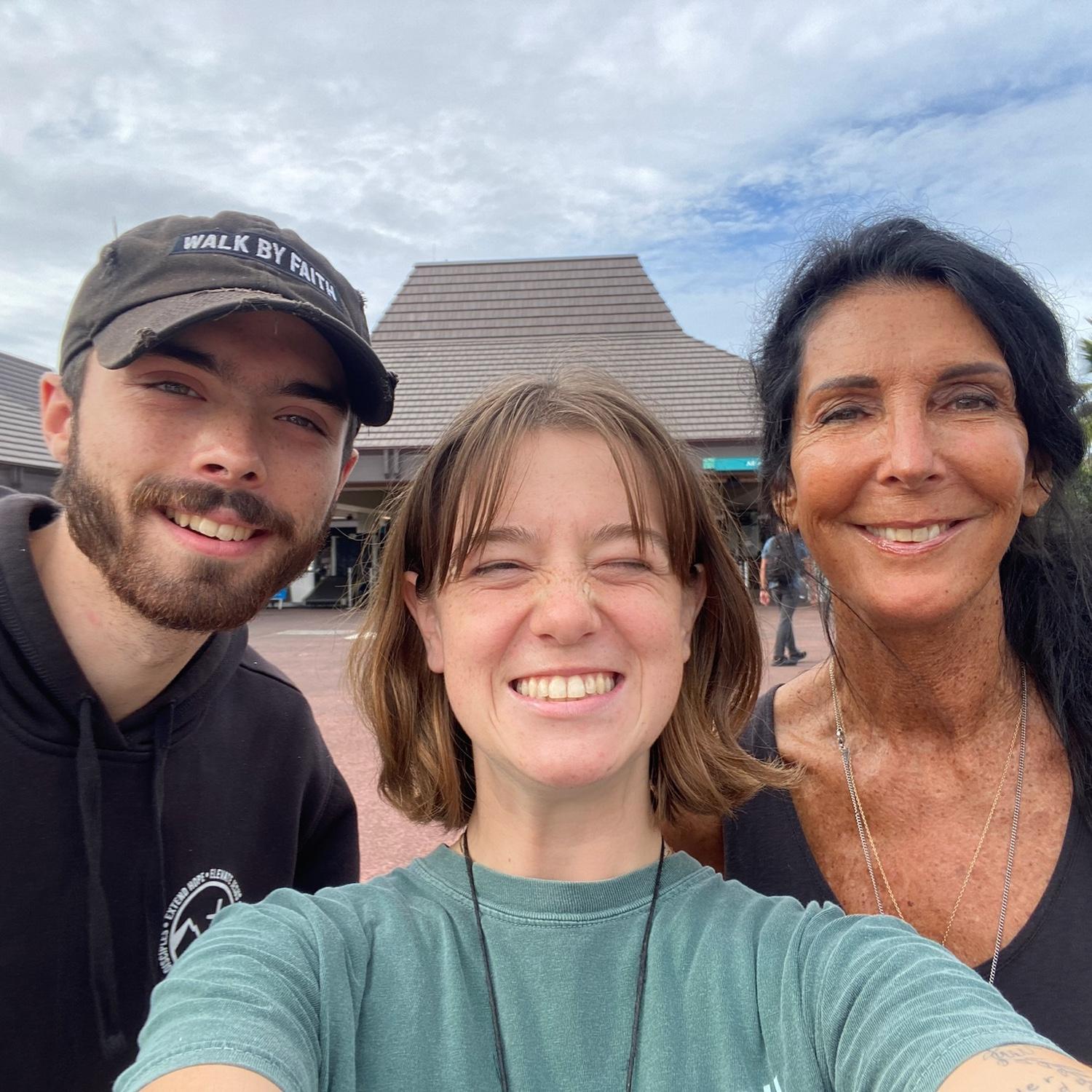Last day in Kona for Ethan! With his Aunt Shari
