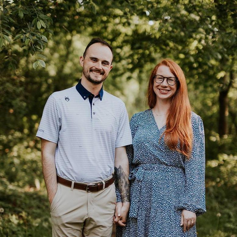 A favorite from our engagement photoshoot! Taken at Seven Bridges in South Milwaukee, WI. Photo credit: Liller Photo. 6.6.2025