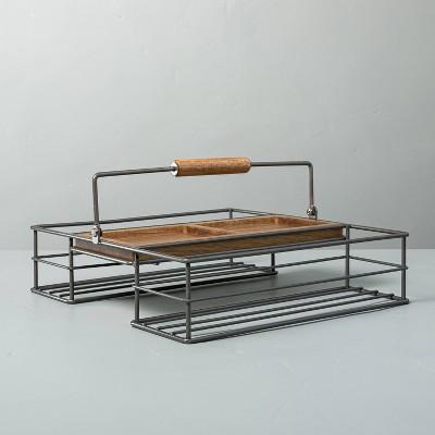 Wire & Wood Entertaining Caddy - Hearth & Hand™ with Magnolia