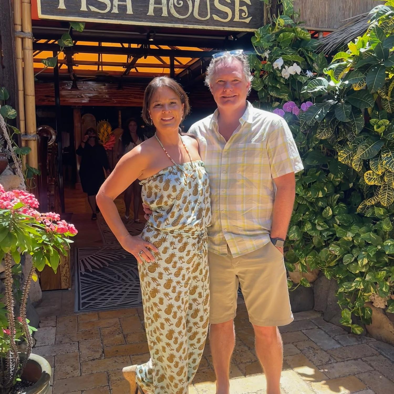 Mama's Fish House Maui, HI. This award winning restaurant is not just famous; its one of the hardest restaurants to get in to in Hawaii.