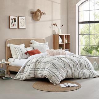 Yarn Dyed Dot Stripe 3-Piece Comforter Set