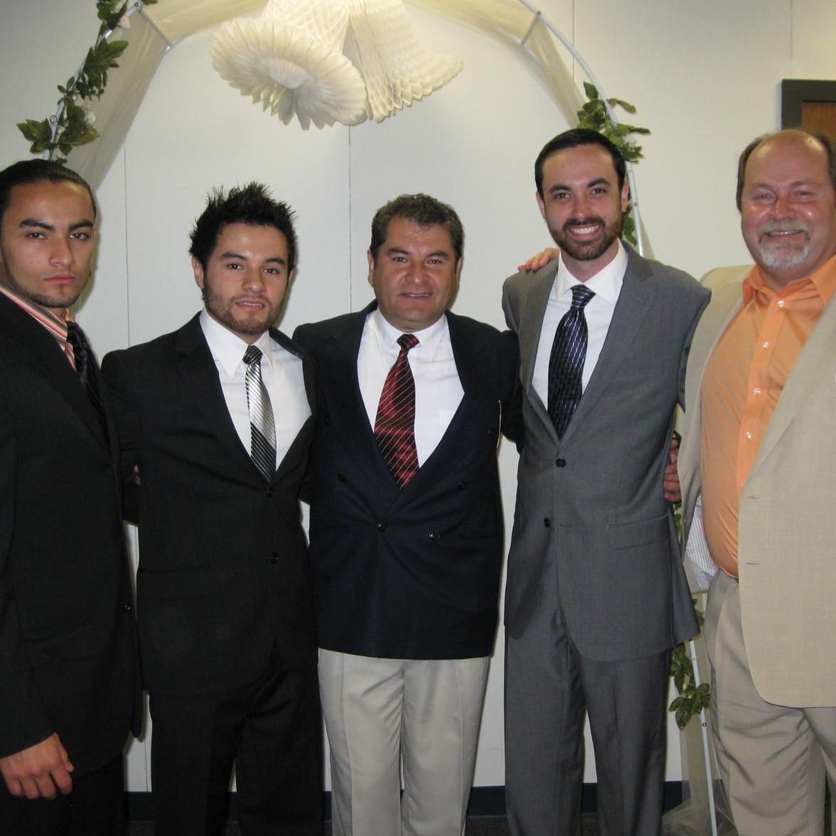 The men who were there at our courthouse wedding.