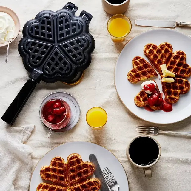 Nordic Ware Stovetop Sweetheart Waffle Iron
