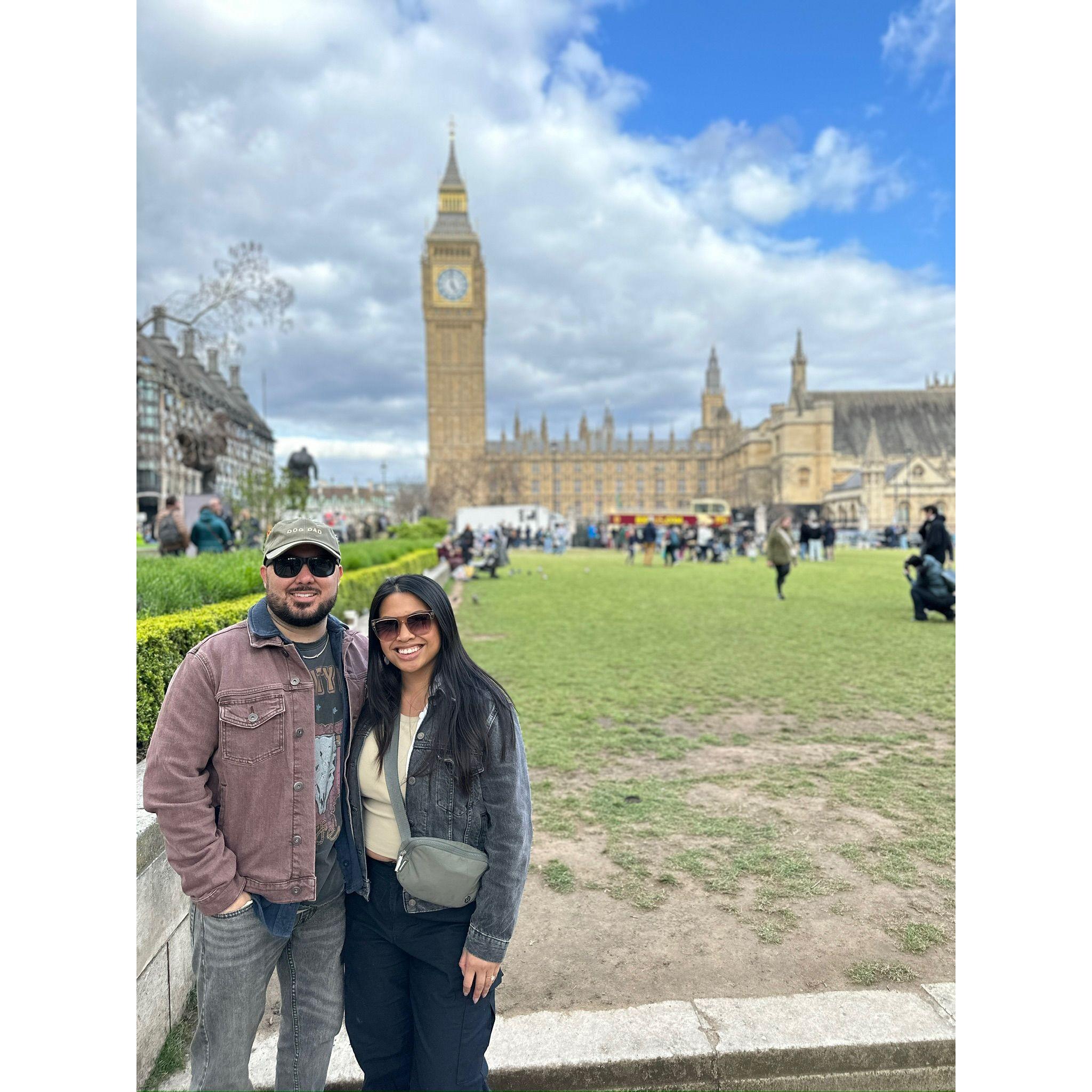 Steve's first trip to Europe!