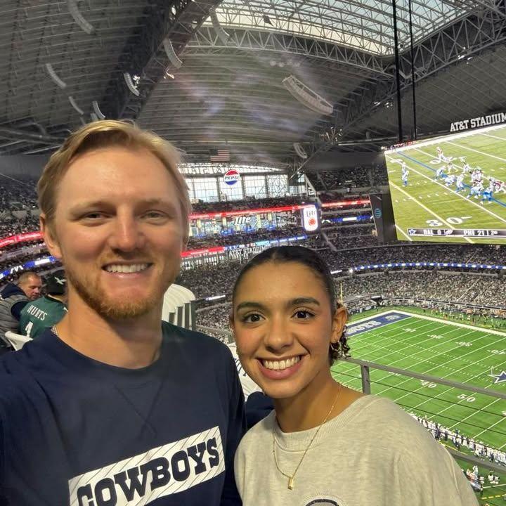 He made me wear this Cowboys shirt! Go Jalen Hurts