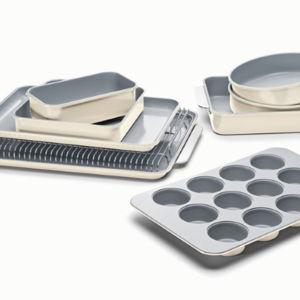 11 Piece Bakeware Set, Non-Stick & Non-Toxic Ceramic-Coating Baking Dishes