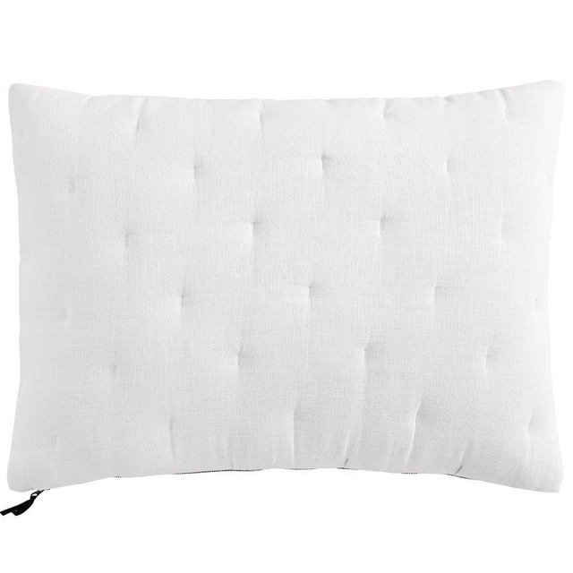Everyday Linen Comfort Quilted Sham, White, Standard