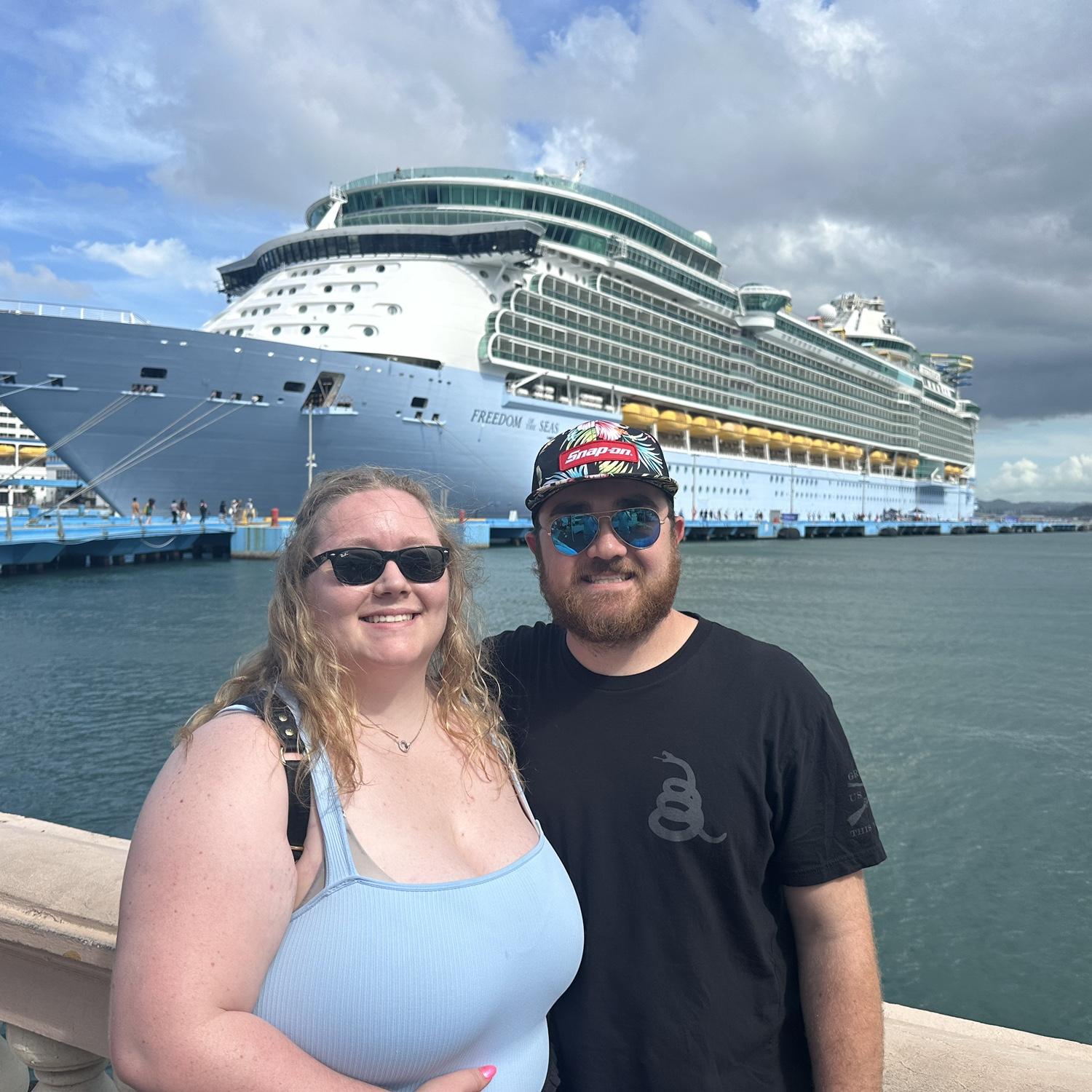 Another pic from in front of the cruise ship!