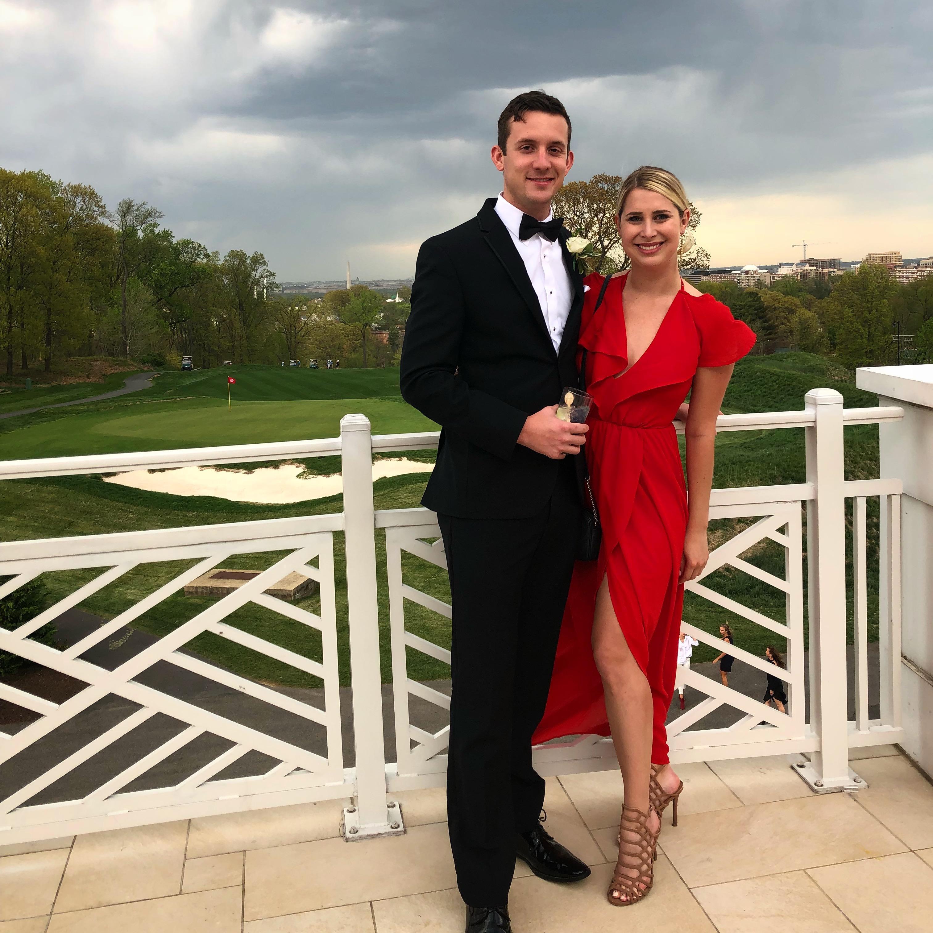 Celebrating our dear friends Kelly and Vincent's wedding in D.C.
