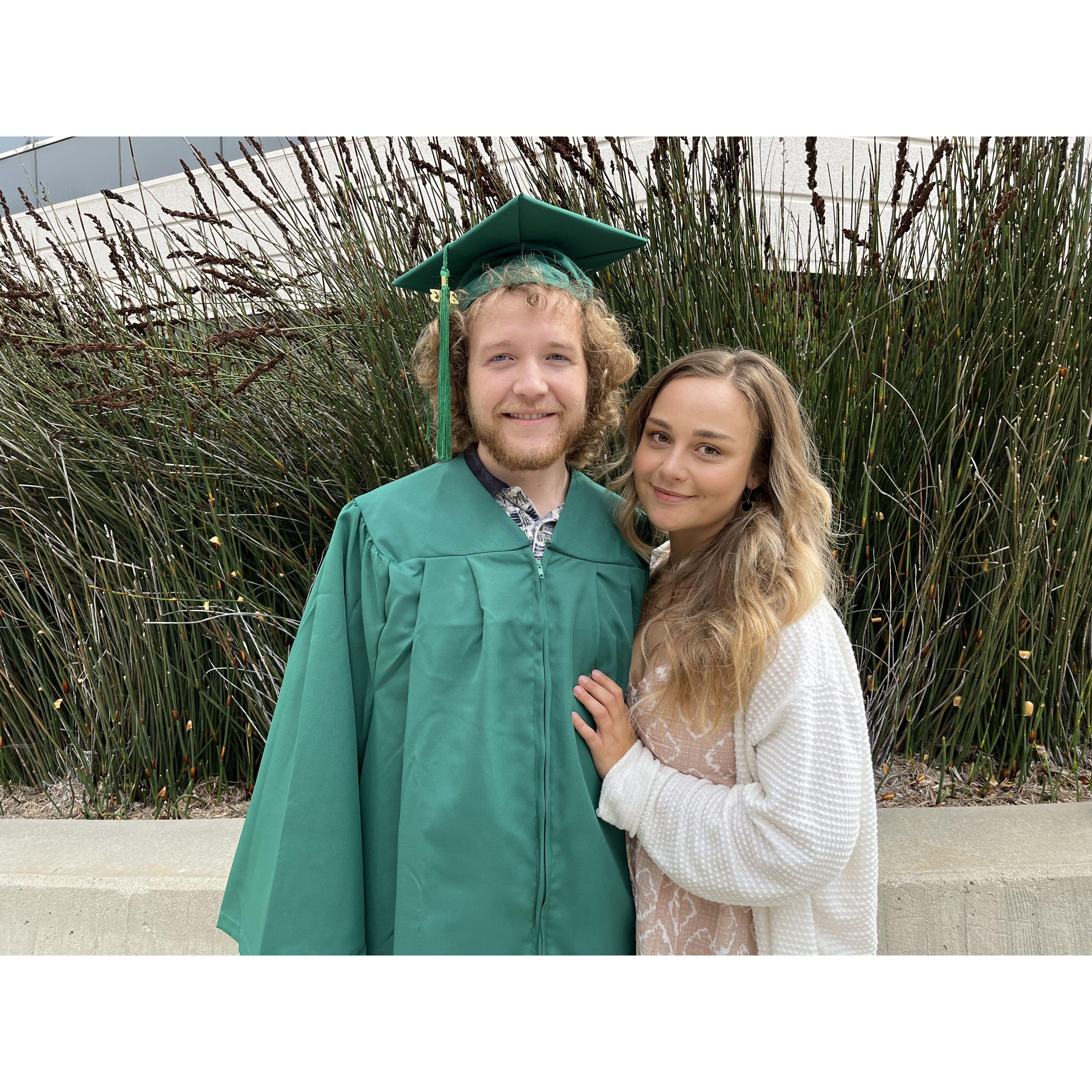Joe's undergrad graduation at Antioch Uni in LA