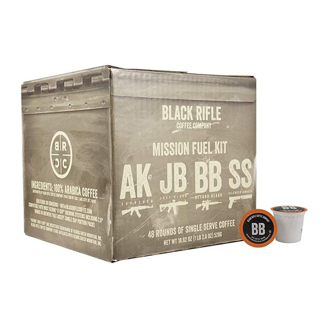 Black Rifle Coffee Company Supply Drop Variety Pack Coffee Rounds | 48 Count K Cup Compatible Variety Pack Coffee Pods for Single Serve Coffee | Compatible with Keurig | Perfect Coffee Lovers