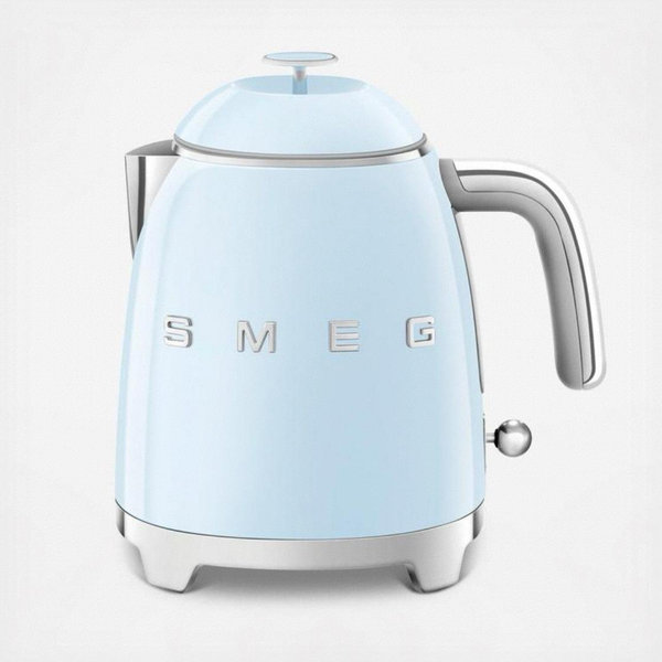 Smeg Pastel Blue Mini Electric Tea Kettle + Reviews | Crate & Barrel