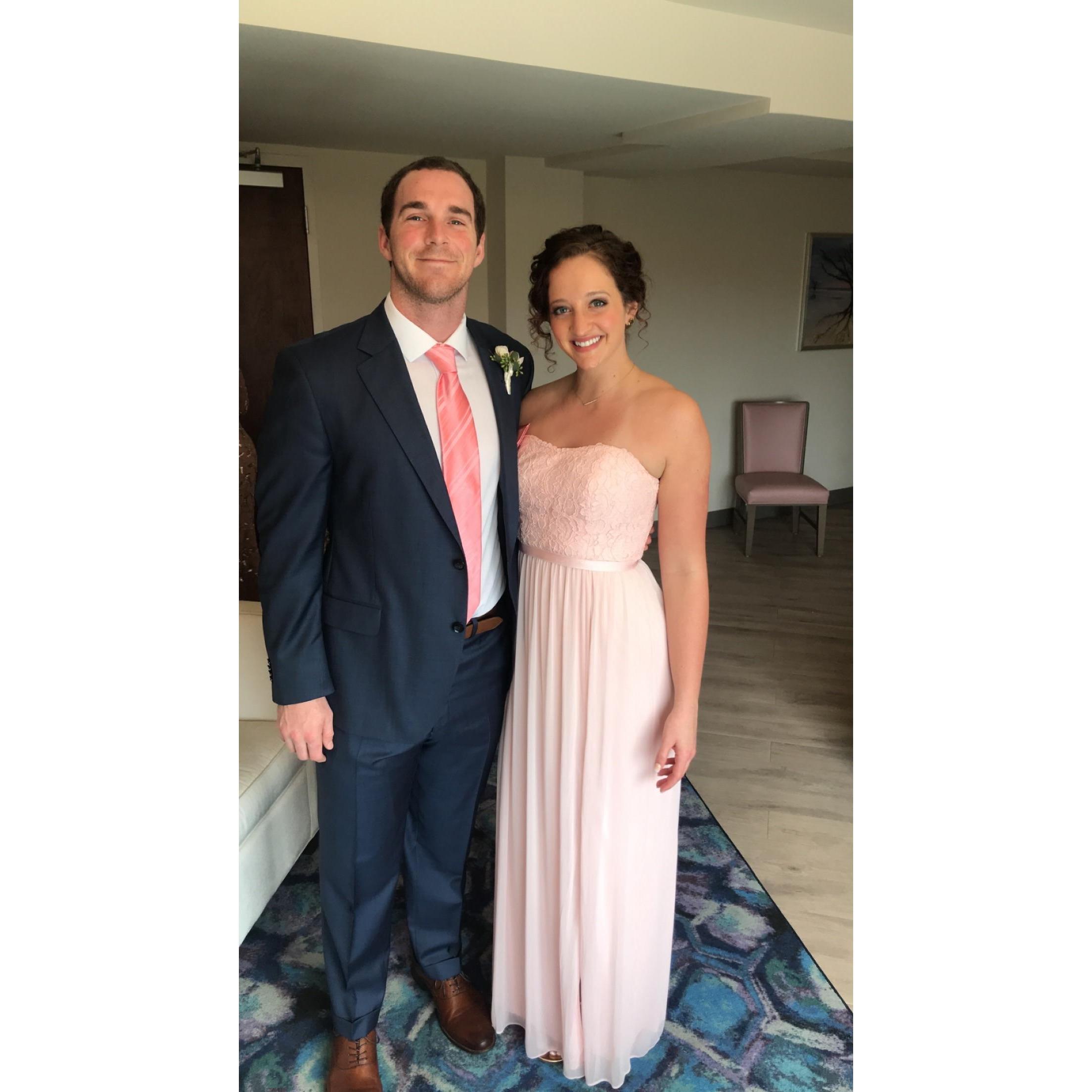 I invited you to my sister's wedding before we were even an item!