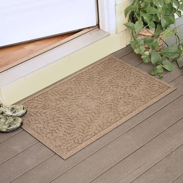 Weather Guard™ Boxwood 23-Inch x 35-Inch Door Mat in Camel