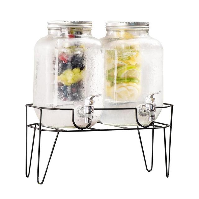Style Setter Clifford Dispensers with Infuser Stand, Set of 2