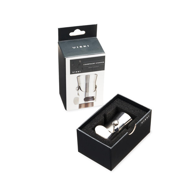Stainless Steel Heavyweight Champagne Stopper by Viski