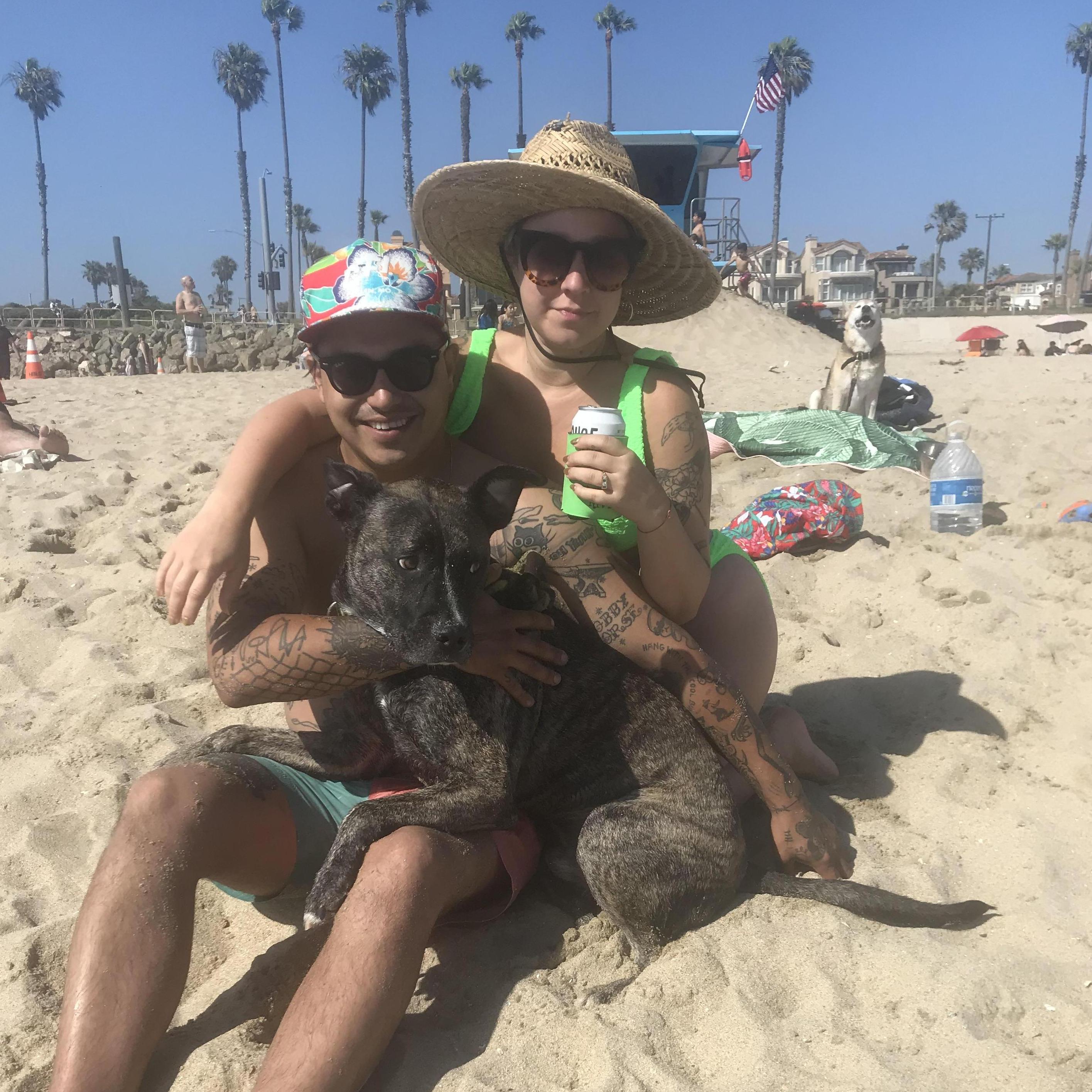 We’re happiest on the beach!