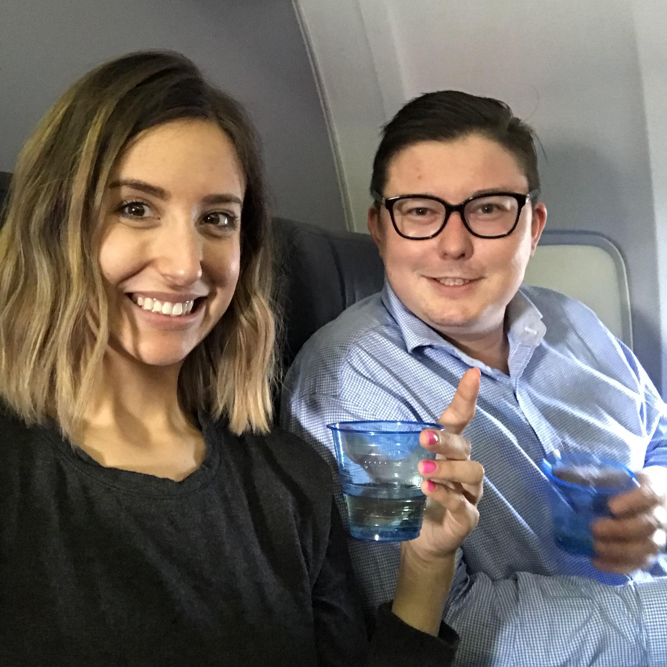 1st time in 1st class! En route to Maui 2018