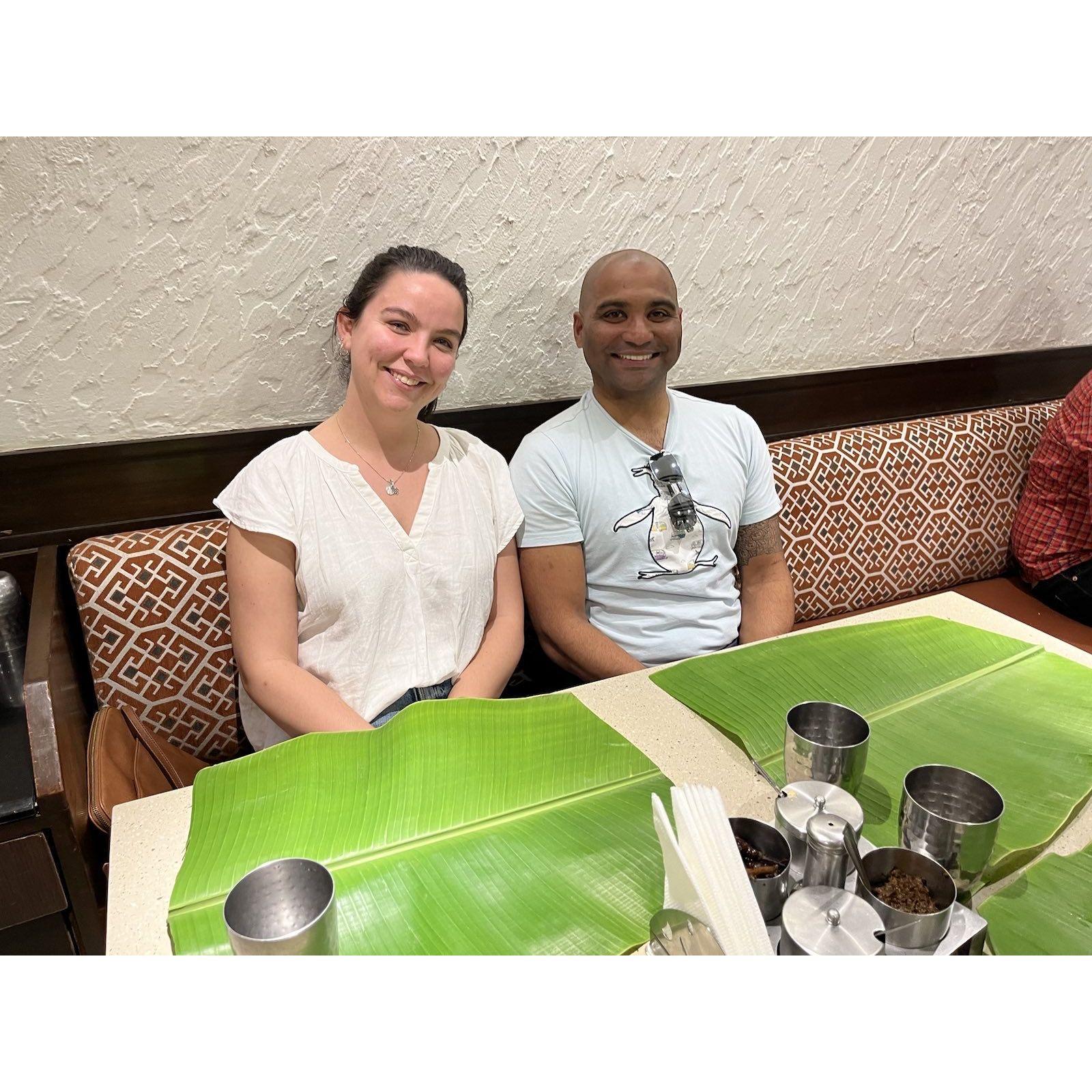 We ate everything while in India!