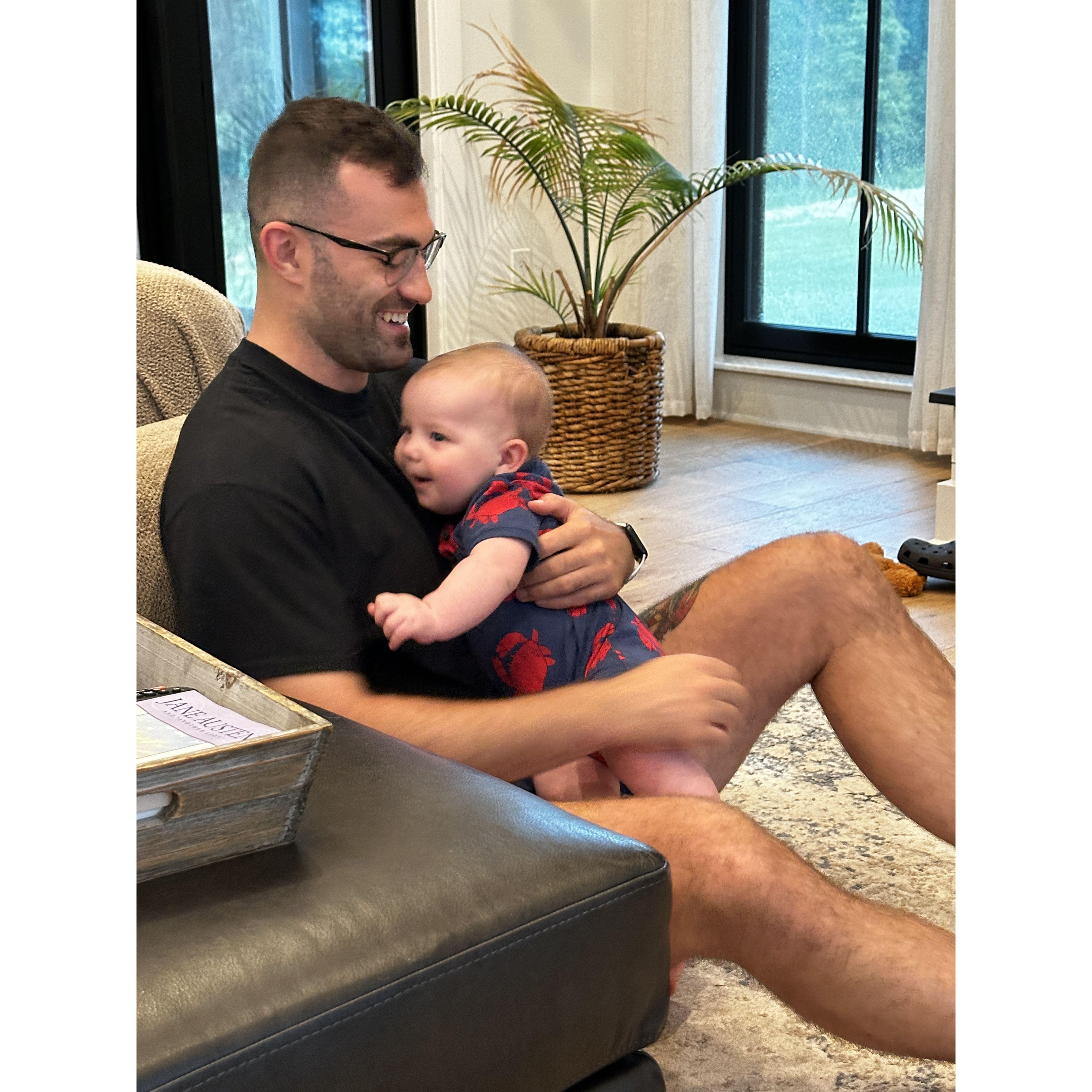 Chris and his nephew Oliver <3