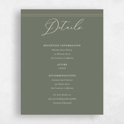 Dark Sage, Green Wedding Enclosure - Evora