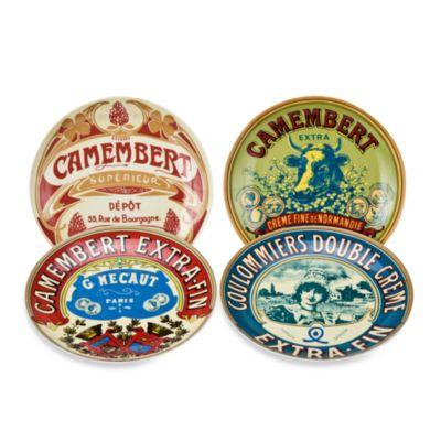 BIA Cordon Bleu Fromage 8-Inch Coupe Plates (Set of 4)