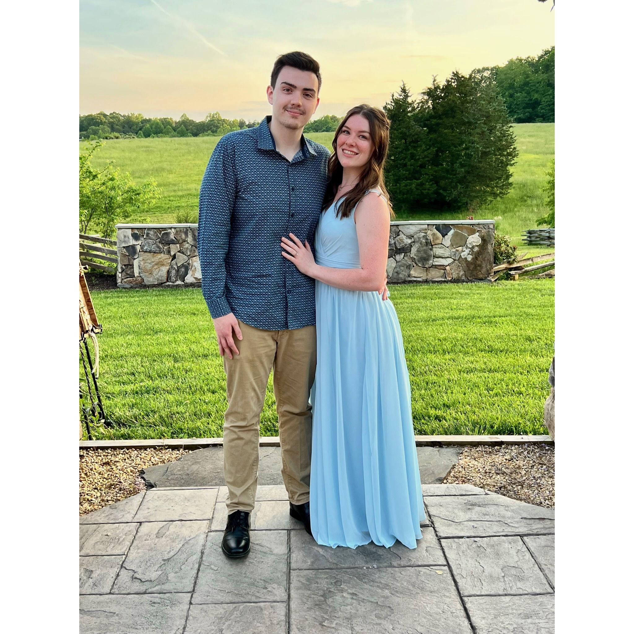 Attending our first wedding together and now we are having our own!