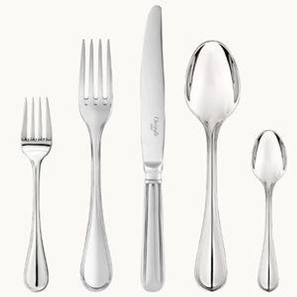 Christofle Albi Acier Stainless Steel 5-Piece Place Setting