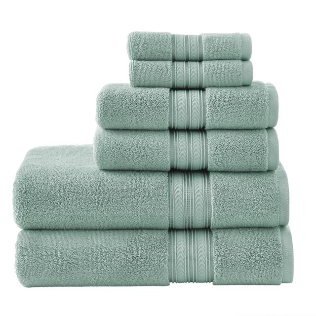 Better Homes and Gardens Thick and Plush 6 Piece Bath Towel Set, Aquifer