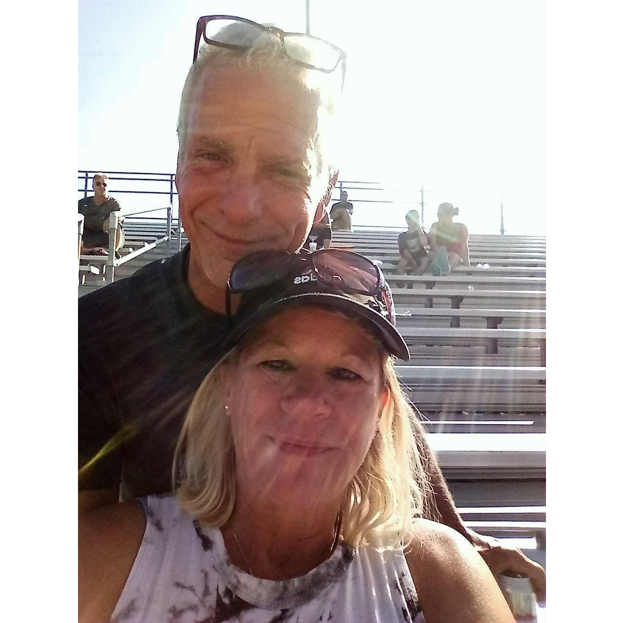 Our first time at the races.