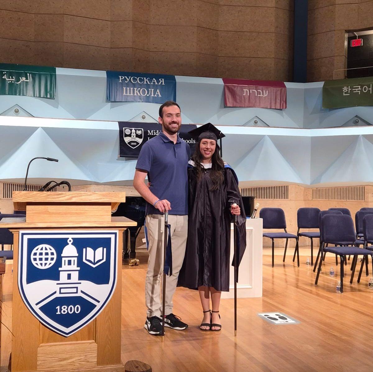 Paulina´s graduation at the Middlebury Spanish Master´s Program. August 2025.