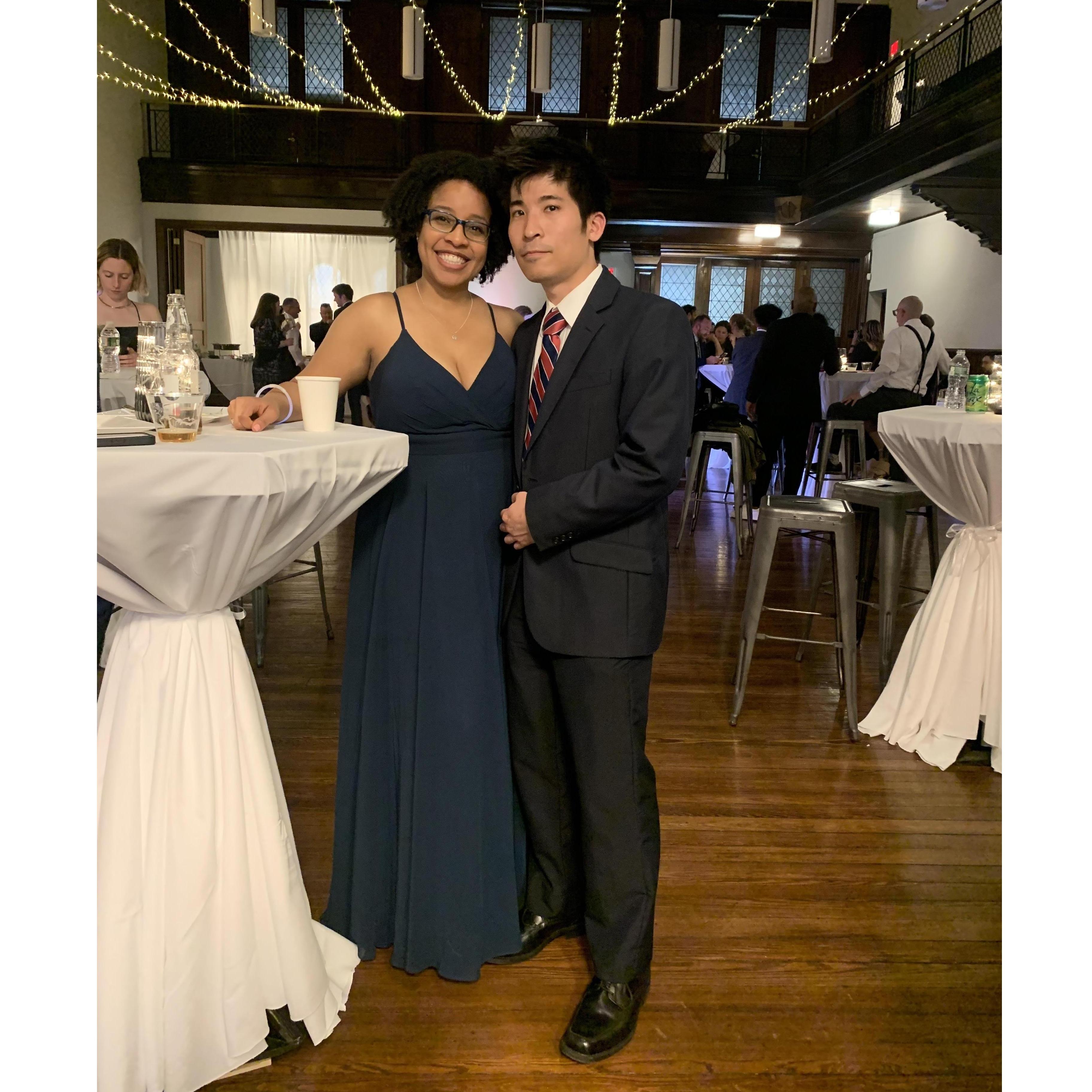 At our Bridesmaid Sarah's wedding