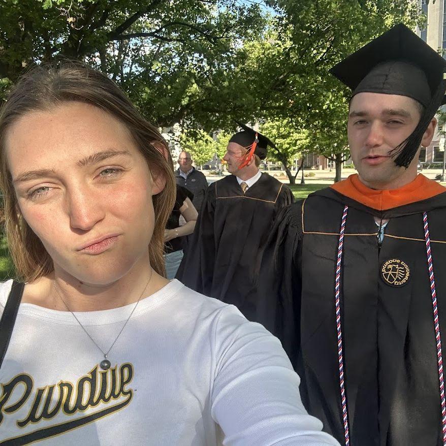 We got these little things called masters degrees... apparently that's a big deal?