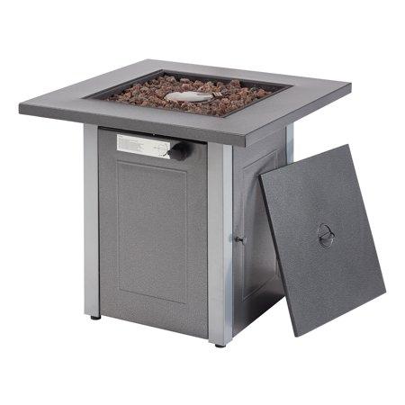 Mainstays 28" Belding Steel Propane Outdoor Square Fire Pit