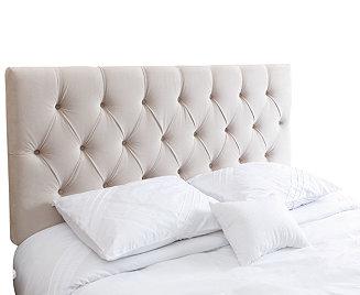 Jenelle Tufted Velvet Full/Queen Headboard, Quick Ship