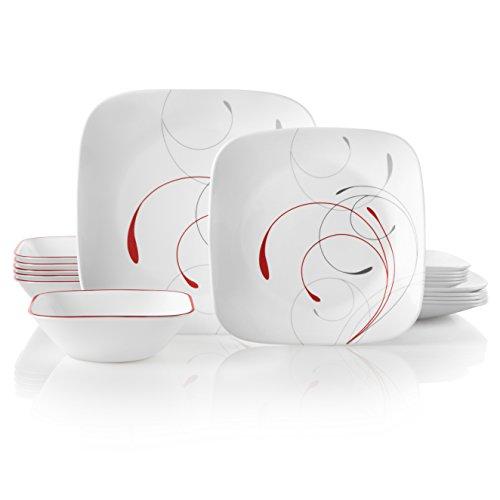 Corelle 18-Piece Service for 6, Chip Resistant, Splendor Dinnerware Set