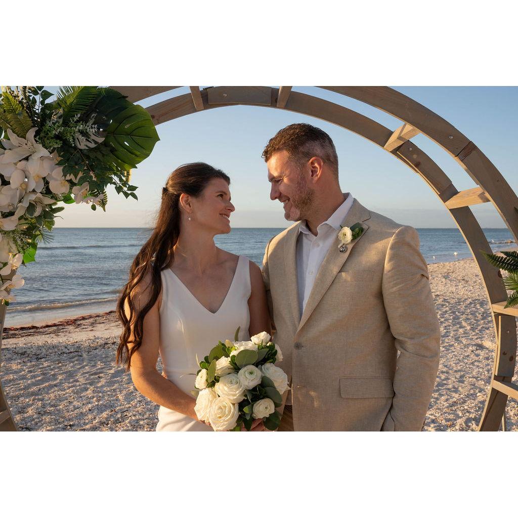 Rachel & Michael said "I Do" in a private ceremony in Naples, Florida in December 2024