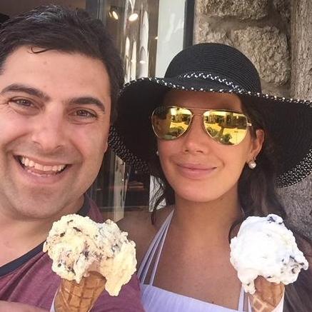 First Gelato in Lake Como
