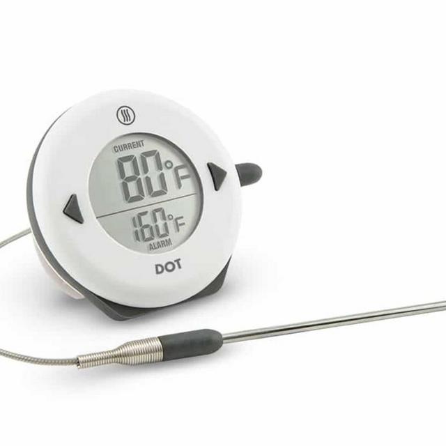 DOT® Simple Alarm Thermometer - White