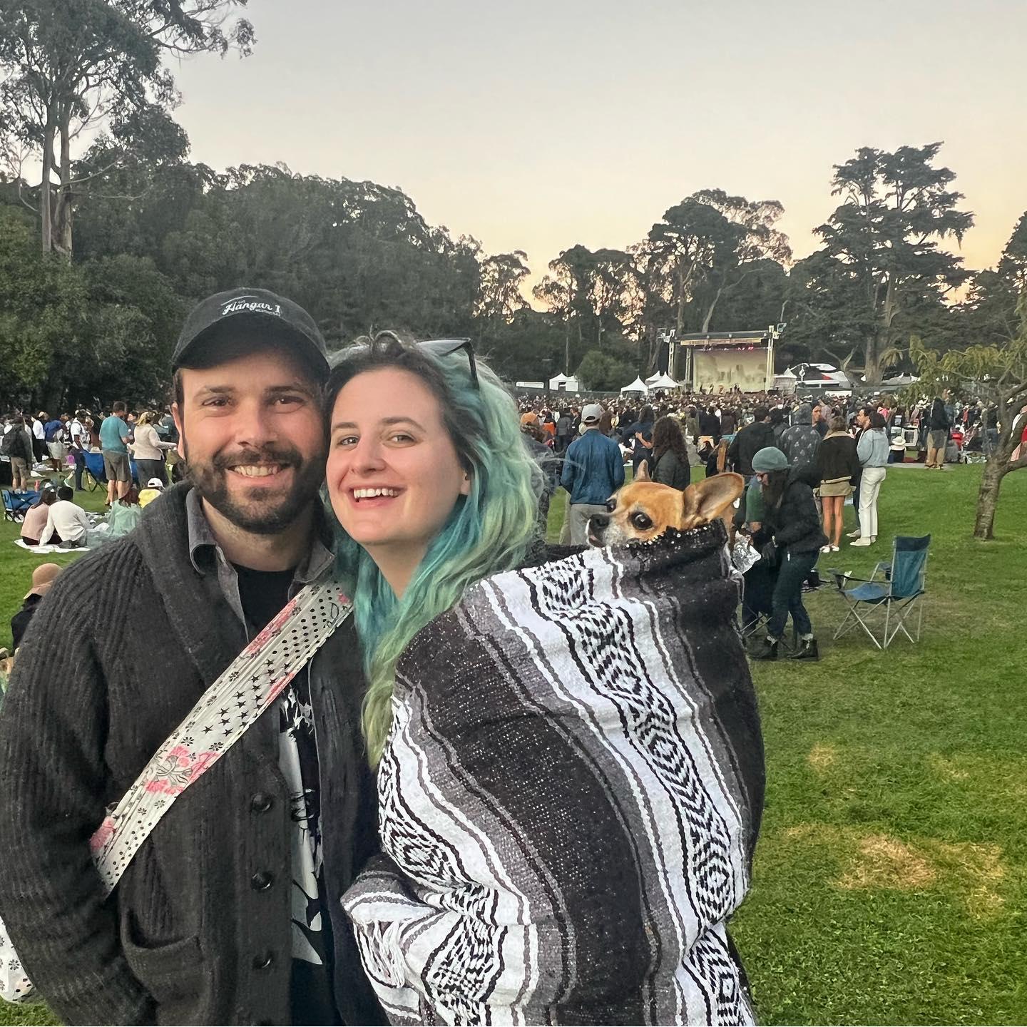 Arya's first festival, the annual Hardly Strictly Bluegrass Festival in Golden Gate Park.
October 2022