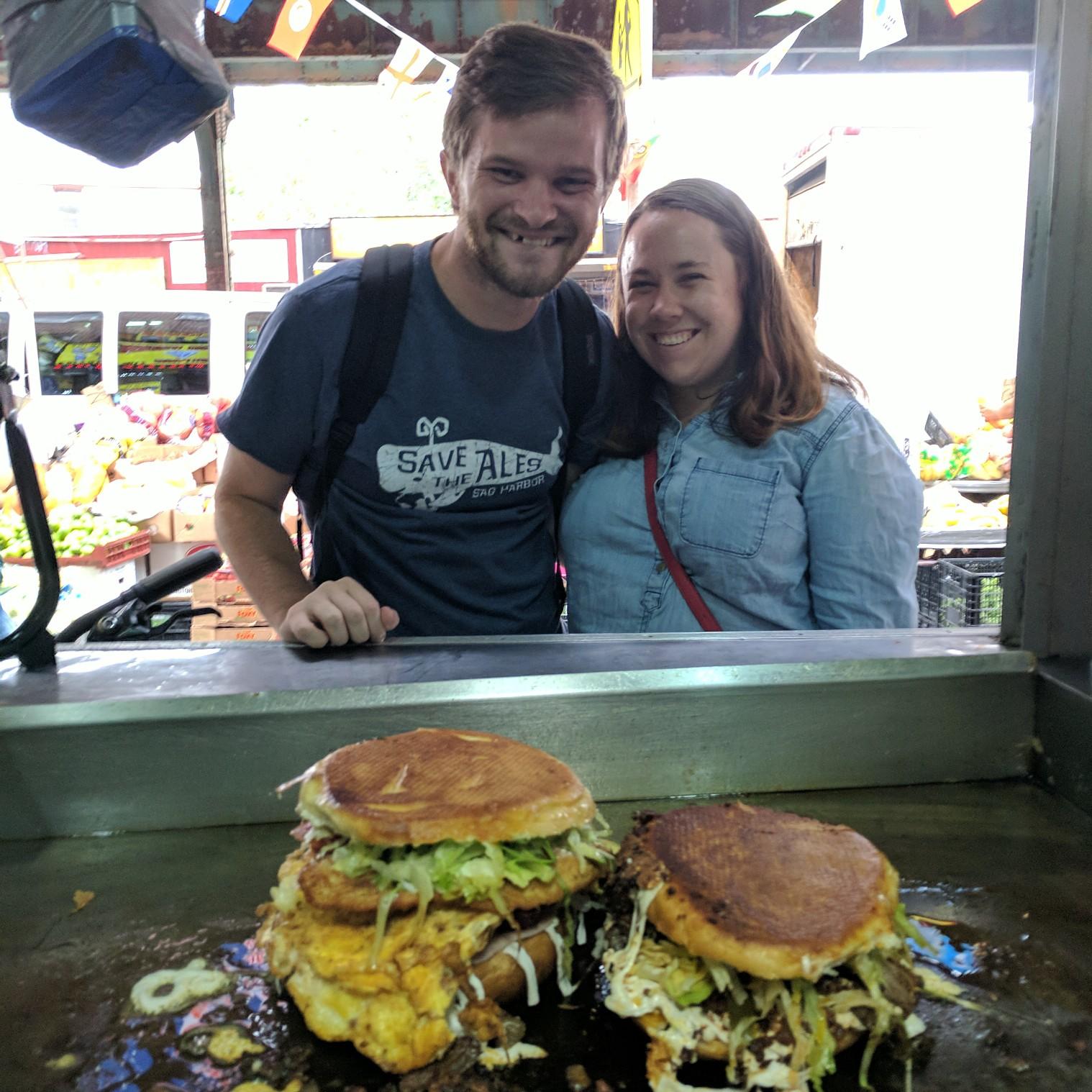 "I think the first time I really felt I loved Kieran and could spend the rest of my life with him and that I wanted to spend my life with him is when I saw him eat the biggest sandwich in Queens. I mean, just look at that bad boy. And he downed it in less than fifteen minutes. That's when I knew, that's the man for me."
-Katie